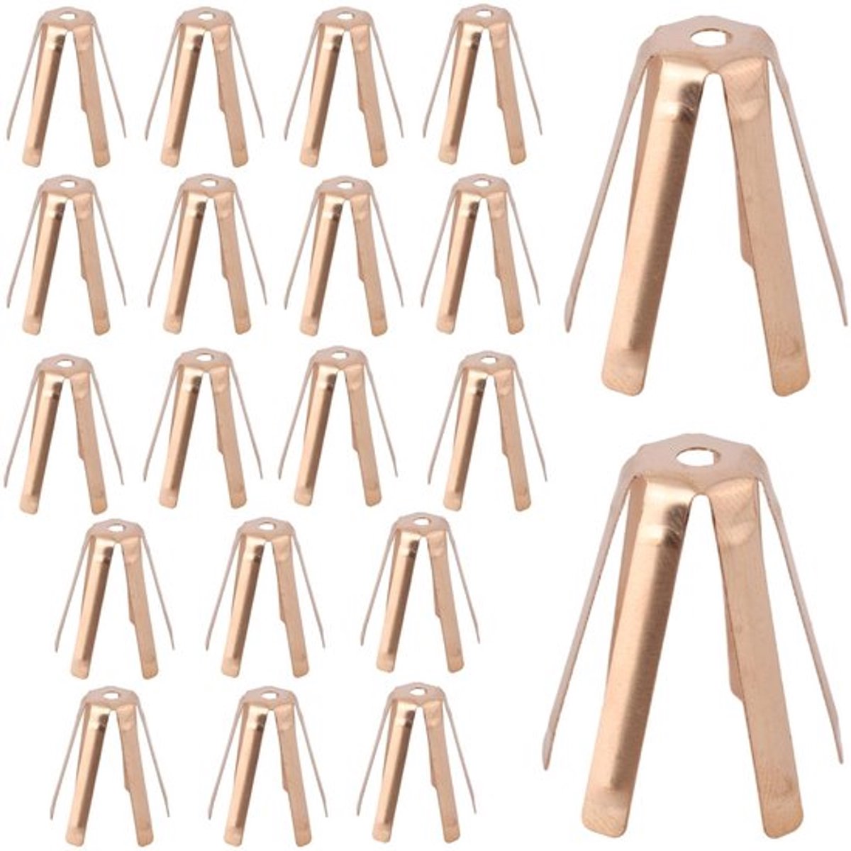 Golfclub-Afstandhouders 20 Stuks - Verstelbare Messing Poots - Geschikt voor 335/350/355/370 - Goudgeel - Diameter 2 cm - Hoogte 2,5 cm - Golfshims
