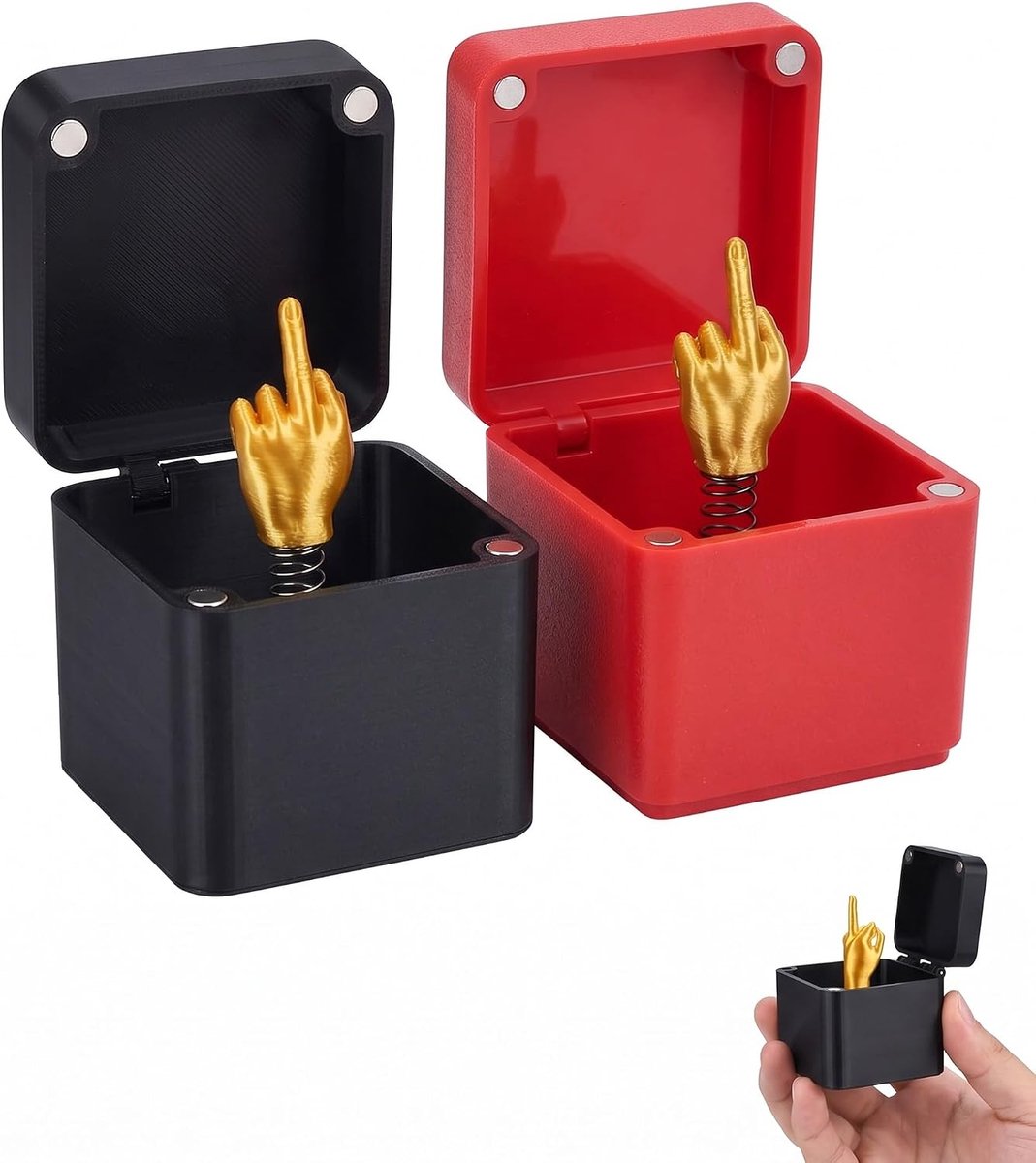 Verrassingsdozen voor bruidsvinger - set van 2 - grappig cadeau - perfect voor verjaardagen - ShopVlot