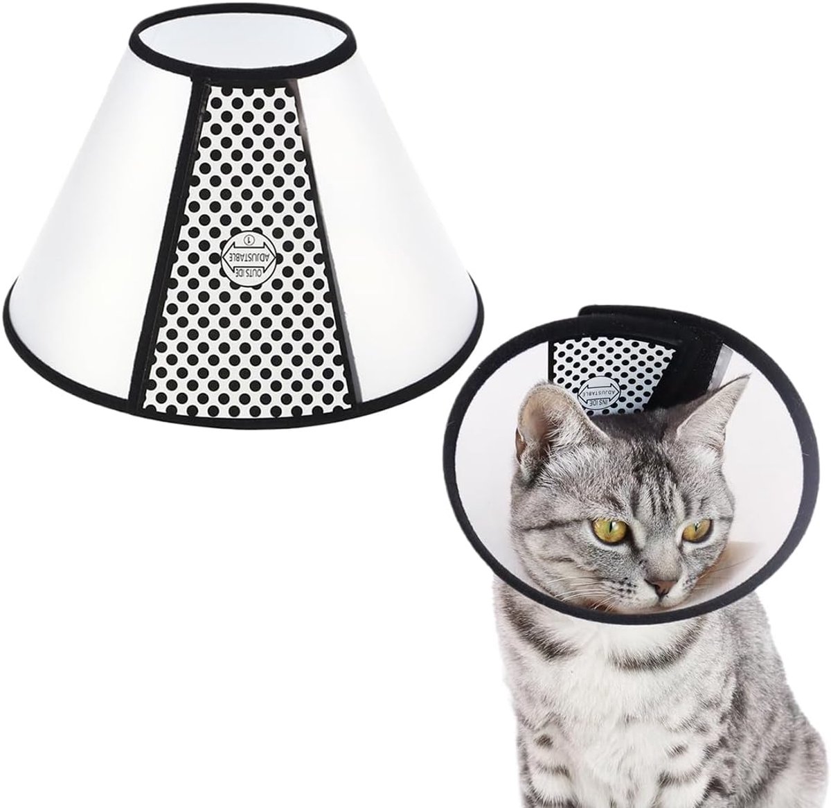 Halsband voor huisdieren 15-18cm - Praktische herstelhalsband - Verstelbaar en anti-bijt - ShopVlot