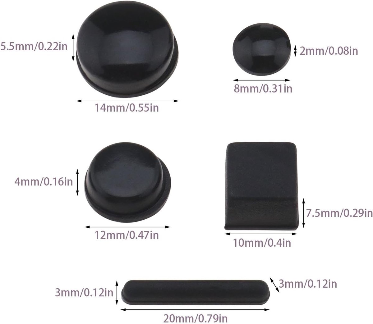 Bumper Pads 48pcs - Zelfklevend - Geluidsreductie - Bescherming voor elektronica - ShopVlot