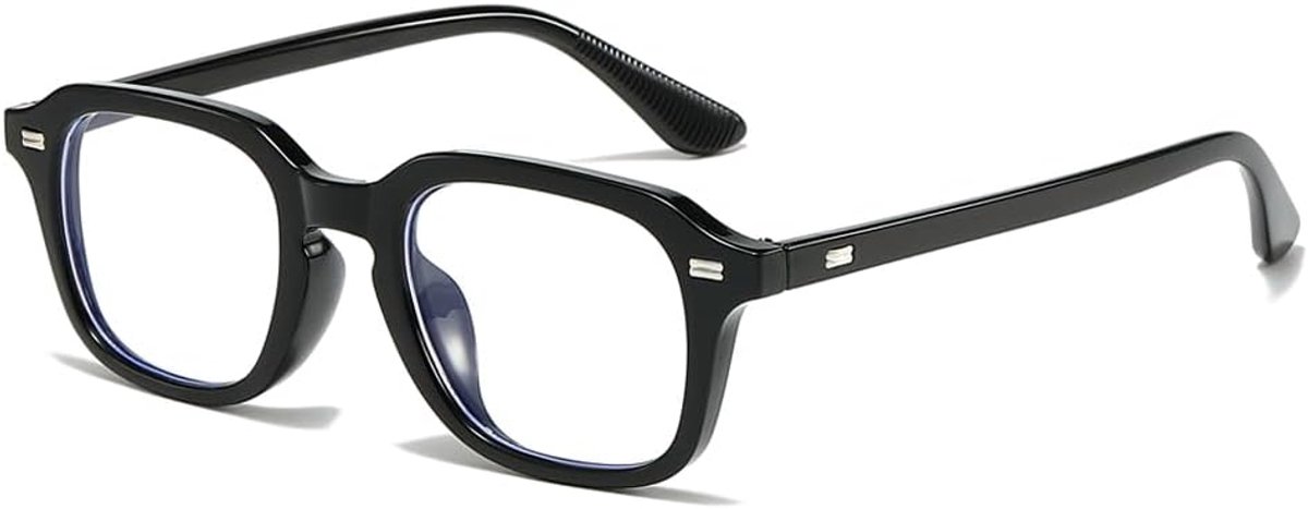 Retro vierkante brillen - blauwe lichtfilter - unisex - bescherming tegen digitale vermoeidheid - ShopVlot