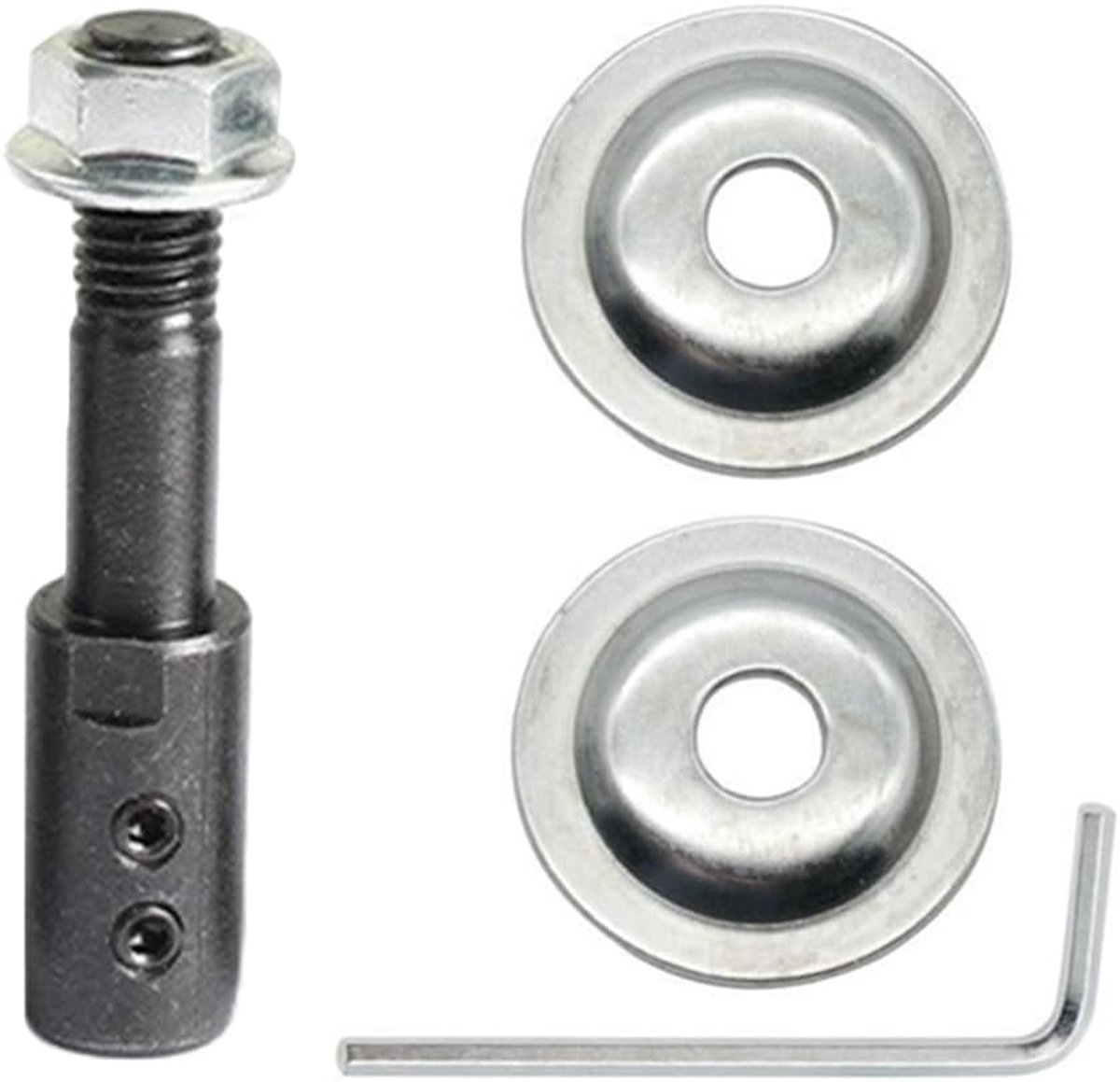 Motor Arbor Adapter 12mm - Tafelgrinder Verlengas - Inclusief Accessoires - Ideaal voor Polijsten en Schuren - ShopVlot