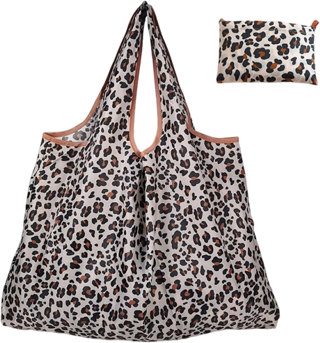 Foldable Shopping Bag, Waterproof Nylon Bag, Large Capacity, Reusable Shopping Bag, Portable Shopping Bag, 50x40cm - ShopVlot