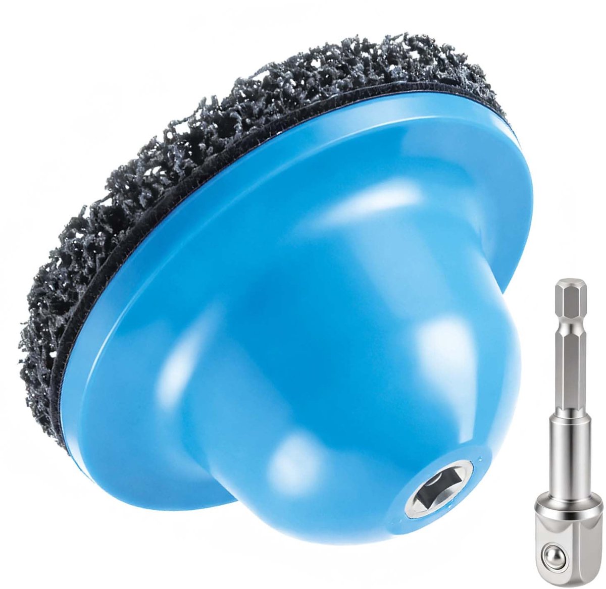 Wielnaafslijper 150 mm - Kogelkopslijper voor trekhaak - 1/2 inch-aandrijving - Effectieve wielnaaf reiniging - ShopVlot