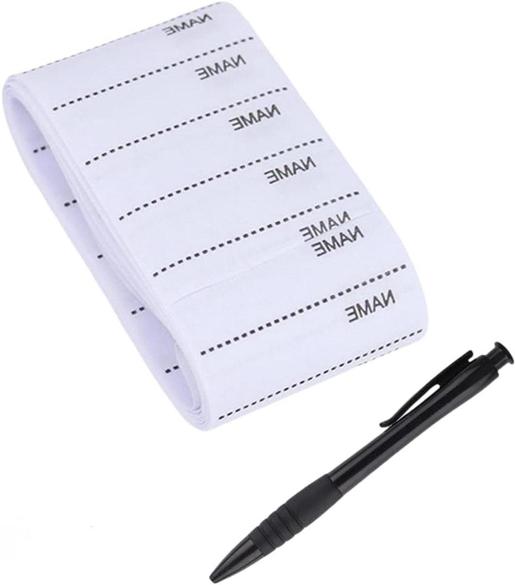 Naamstickers 200 Stuks - Strijkbare Labels - Gepersonaliseerd - Geschikt voor Kleding - ShopVlot