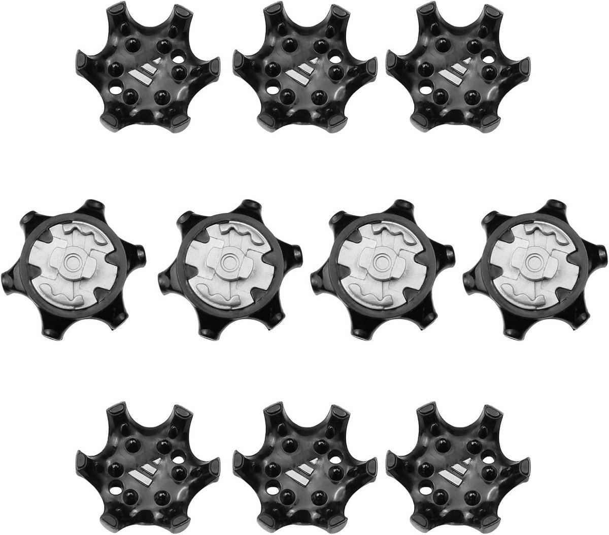 Golf schoenspikes 10 stuks - universele niet-slip spikes - eenvoudig te installeren - ShopVlot