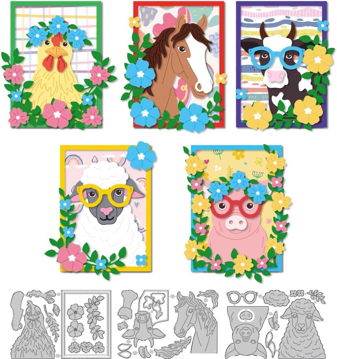 Snijmessen voor scrapbooking - carbon staal - herfstblad ontwerp - perfect voor uitnodigingen - ShopVlot