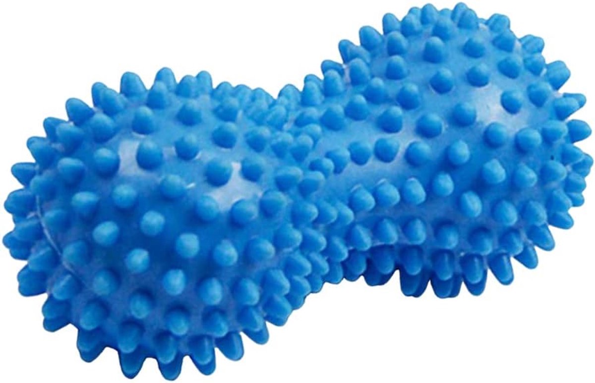 Massagebal voor voeten - blauwe hedgehog ball - ergonomisch ontwerp - verlichting van spierpijn - ShopVlot