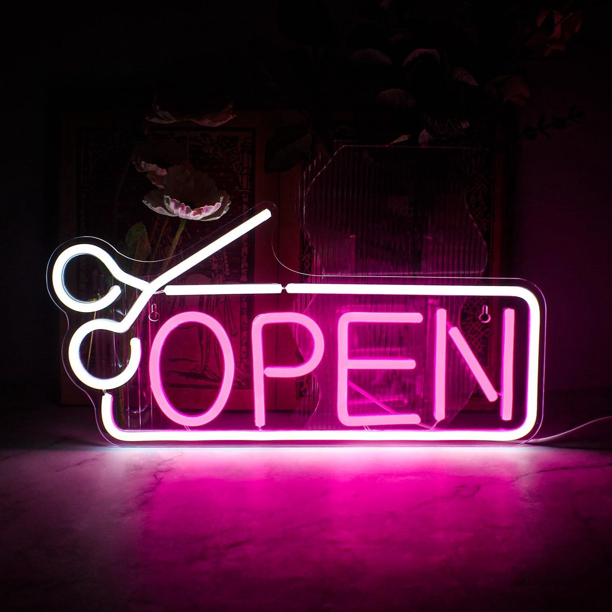 Open neon sign - helder acryl - flexibele LED strip - sfeervolle wanddecoratie - ShopVlot