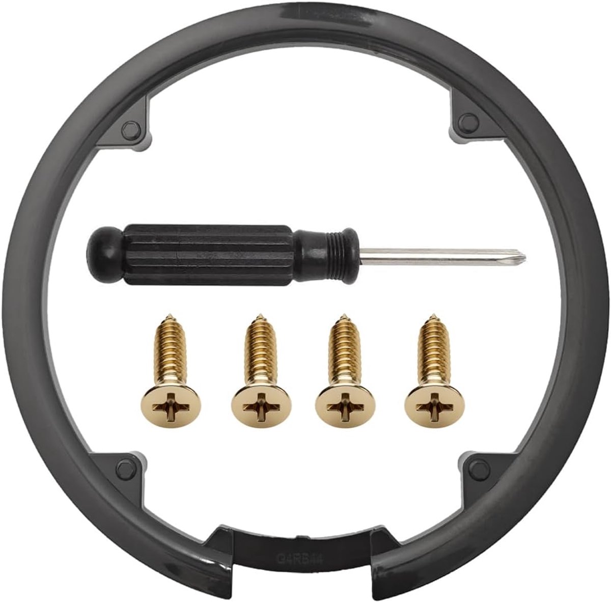 1 Stuk Fiets Kettenbladbeschermer Zwart, 4-Gaats MTB Tandwielkap, Kettingbescherming voor Mountainbike, Beschermt - ShopVlot