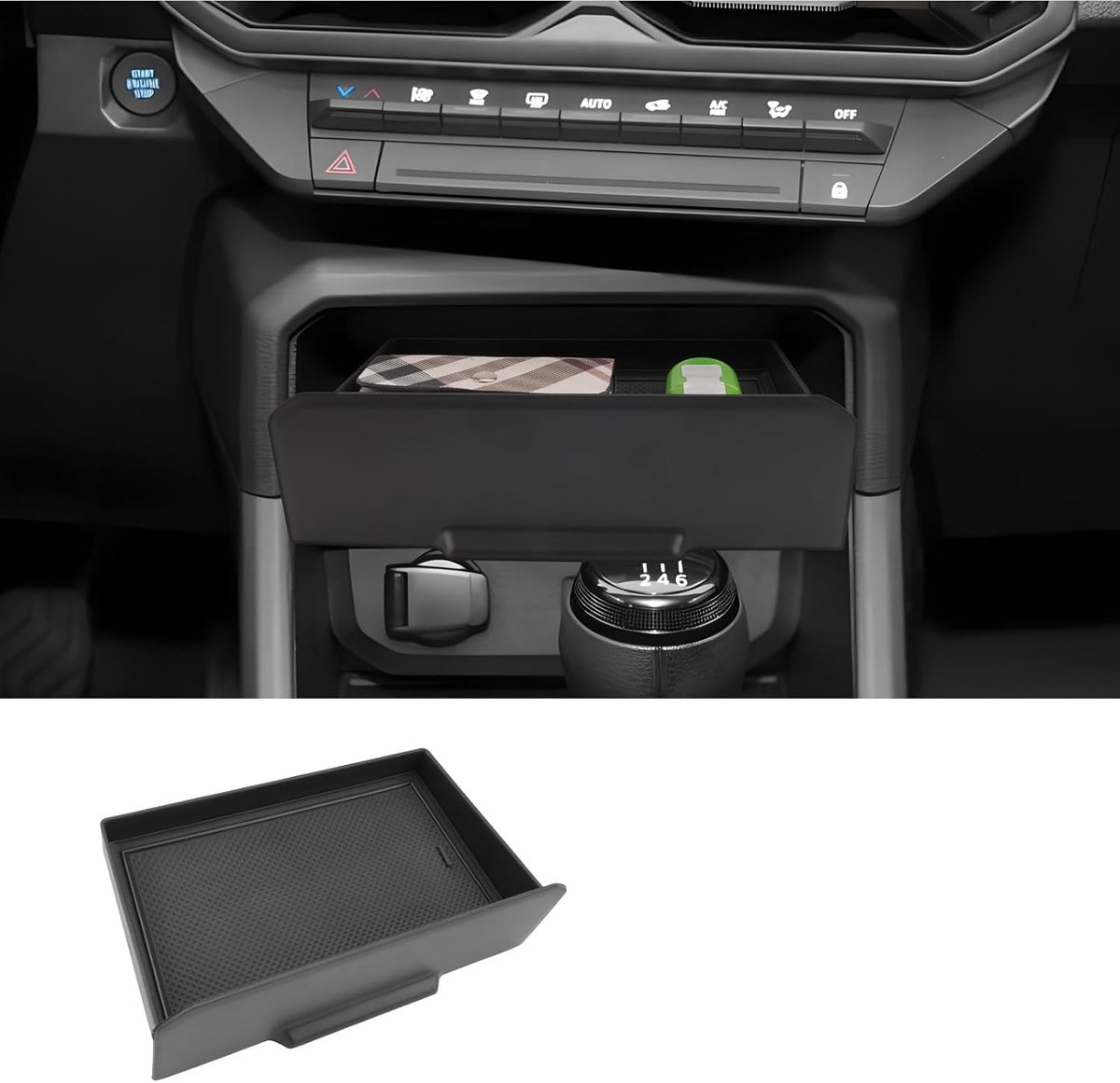 LUWU Compatible with Dacia Duster 3 2024, 2025, 2026, Center Console, Storage Box, Hidden Storage Compartment - ShopVlot