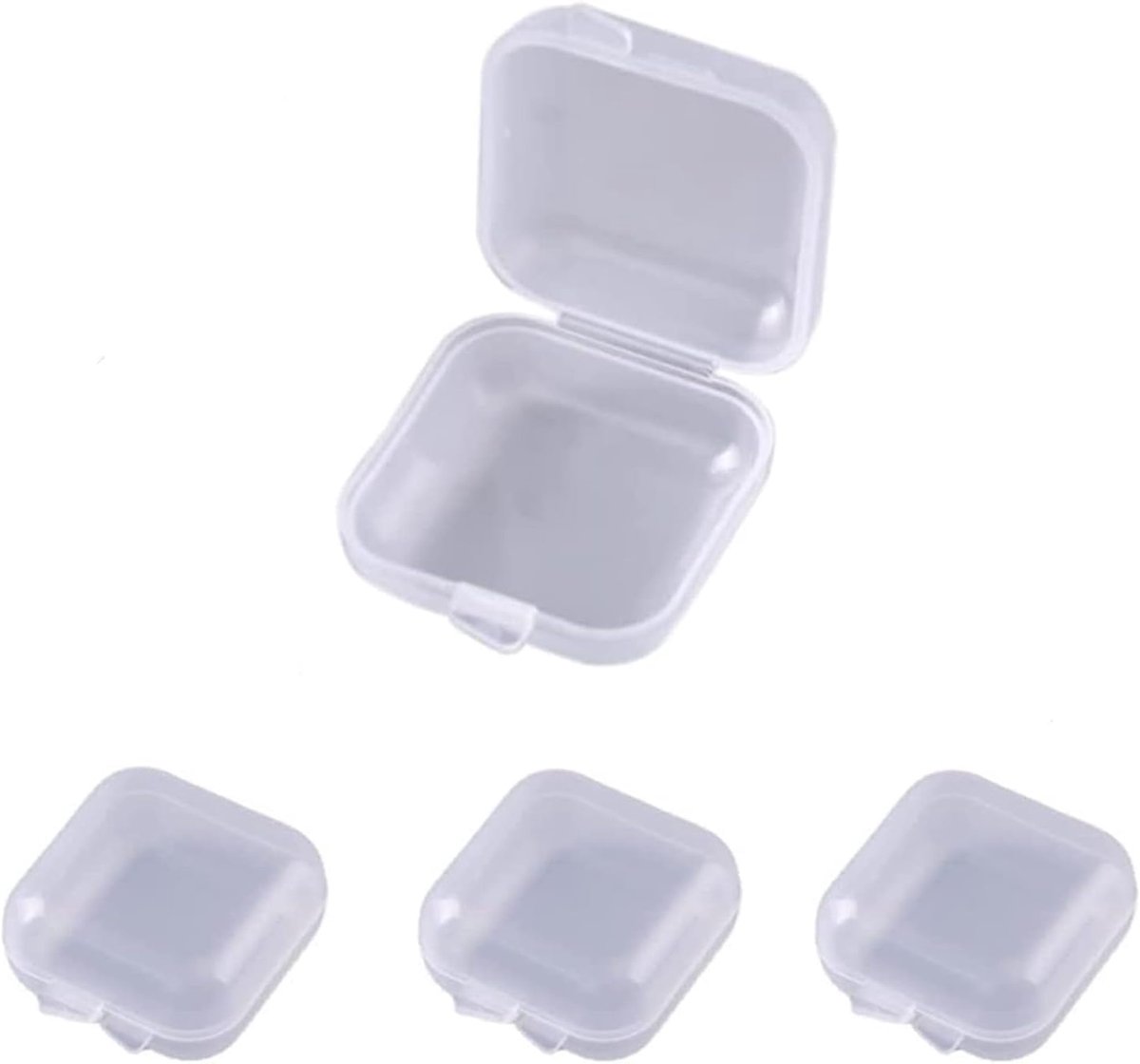 morning and evening 1 day, 4 practical medicine boxes, small square box is small, portable, suitable for going out - ShopVlot