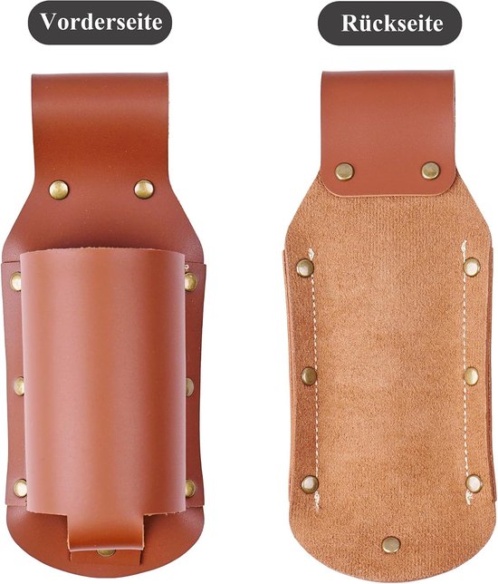 Lederen flessenhouder, riem, bierfleshouder, bierholster, biergeschenken voor mannen, Vaderdag, Kerstmis - ShopVlot — afbeelding 5