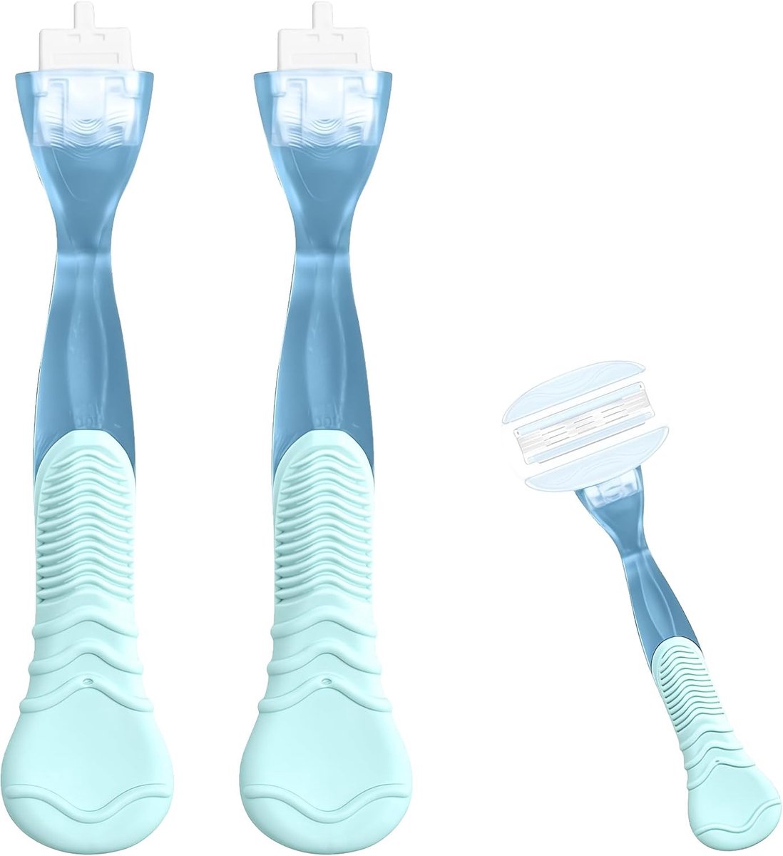 2er-Pack Replacement Razor Grip, Compatible with Blue Models Only - ShopVlot