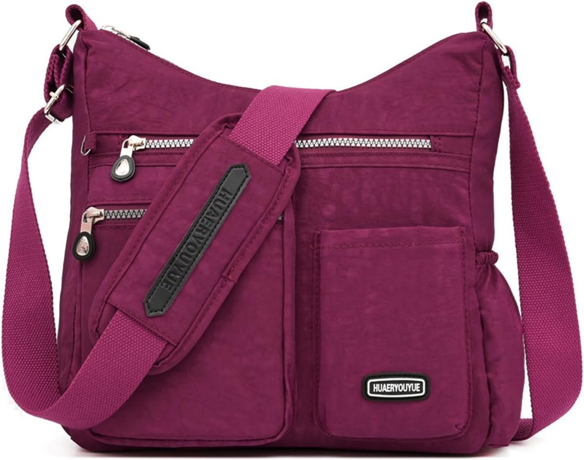 NOTAG Crossbody Bags for Women Waterproof Multi Pockets Handbag Shoulder Bag Lightweight Large Crossbody Bag Messenger - ShopVlot