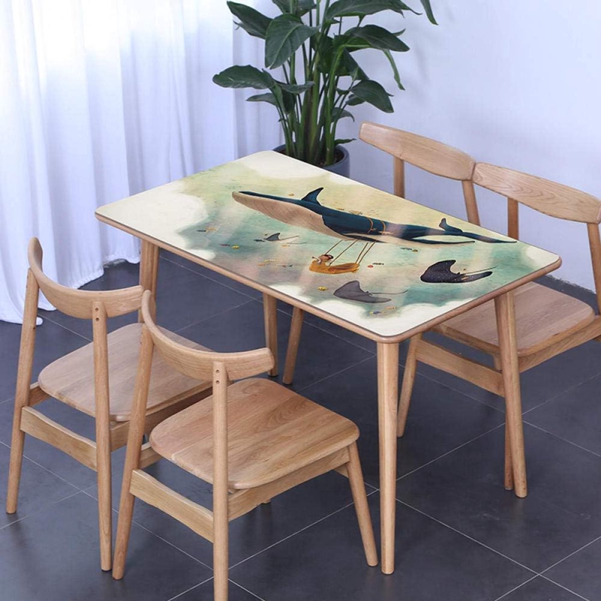 Tafelkleed schattig cartoon anti-scalding TV kast computer bureau tafel mat slaapkamer eettafel - ShopVlot