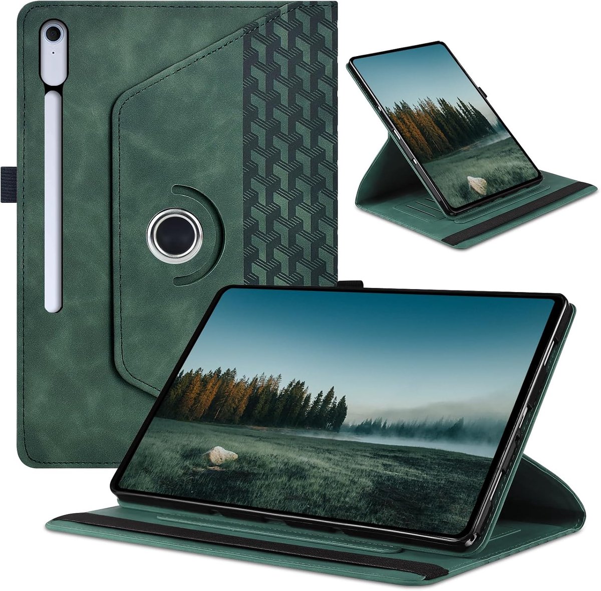 CASAFUNY Hoes voor Samsung Galaxy Tab S9 tablet beschermhoes multi-hoek standaard cover case, blocs de constructie - ShopVlot