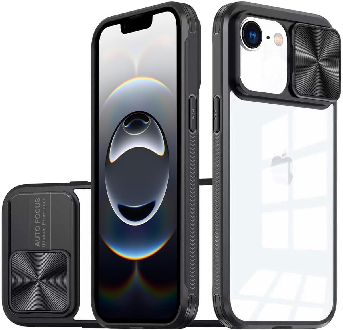 Colala Beschermhoesje voor iPhone 16E, beschermhoes van PC + TPU, hoogwaardig, antislip, schokbestendig - ShopVlot