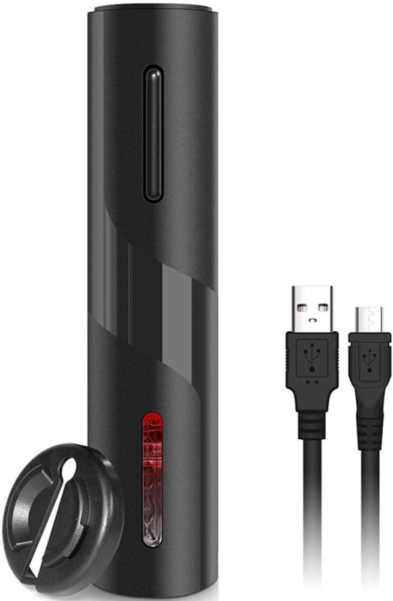 Electric Wine Opener Wine Opener Electric Wine Opener, Rechargeable Automatic Bottle Opener, Wine Opener with Foil and - ShopVlot
