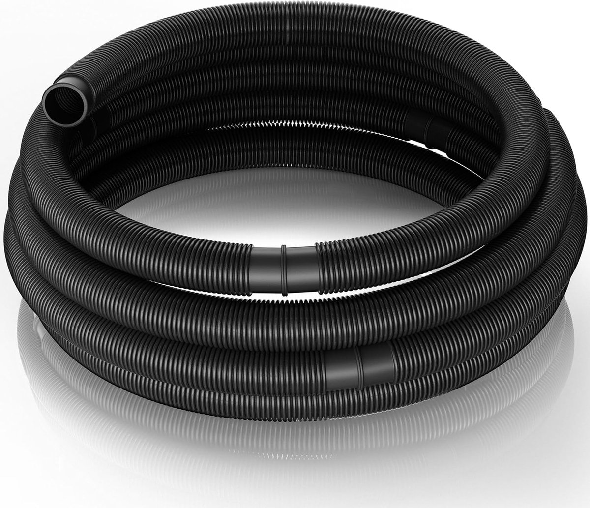 Wiltec Pool Hose 6 m ⌀32 mm Pool Hose with Stale Pump Hose for Swimming Pool, Suction Hose, Solar Hose - ShopVlot