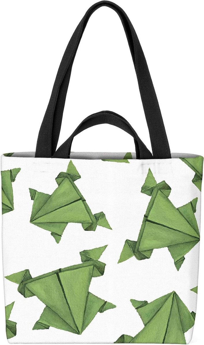 Draagtas - Shopper Tas - Boodschappen Doen - Handgenaaid in Duitsland - 33x33x14cm 15L - Multicolor
