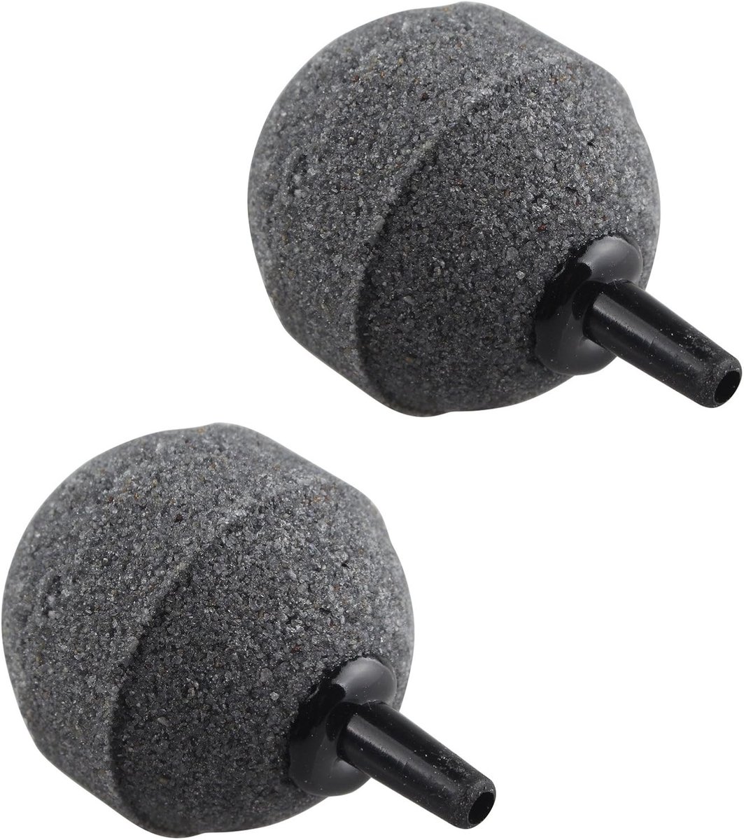 2PCS 40mm Fish Tank Ball Bubble Airstones Diffuser for Fish Tank Aquarium Hydroponics Pump - ShopVlot