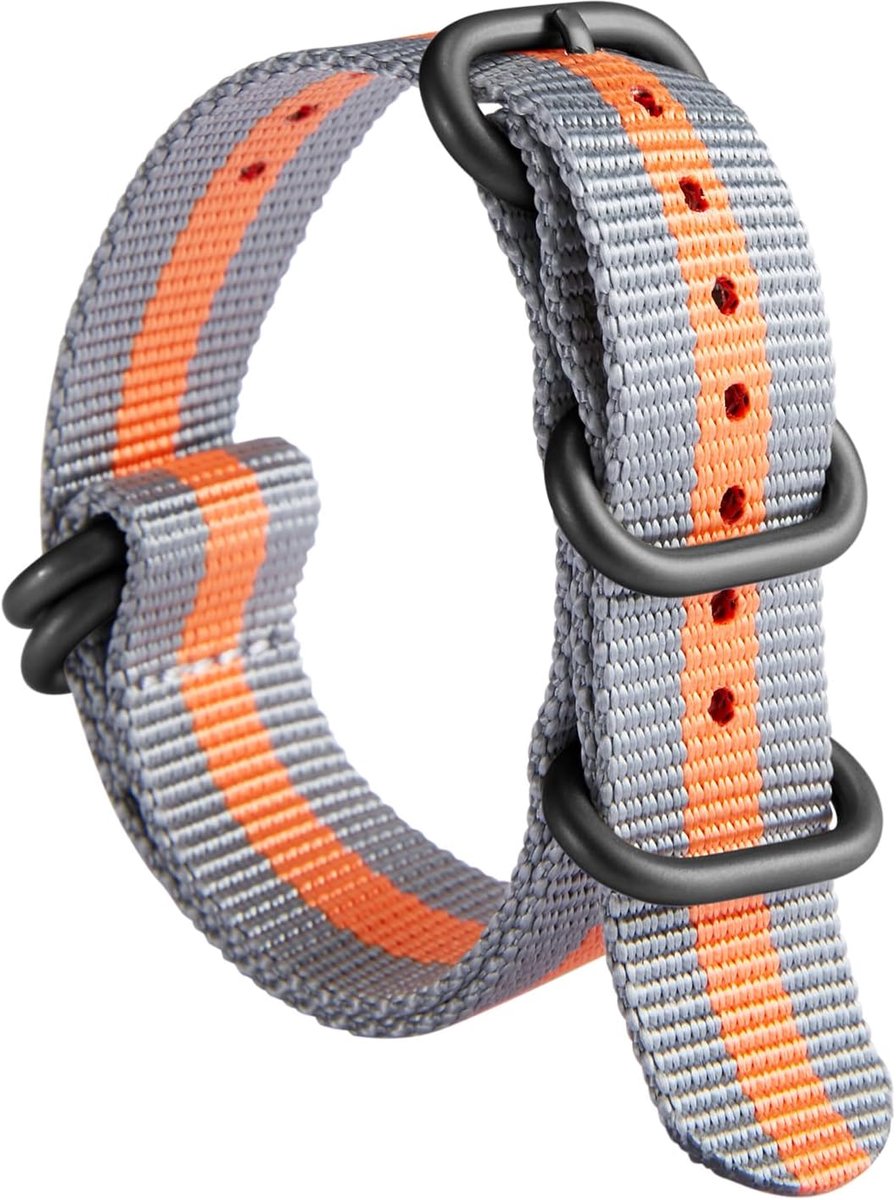 BINLUN Nylon Watchband Thick G10 Premium Ballistic Watch Straps Multi-colored Straps for Women and Deren - ShopVlot