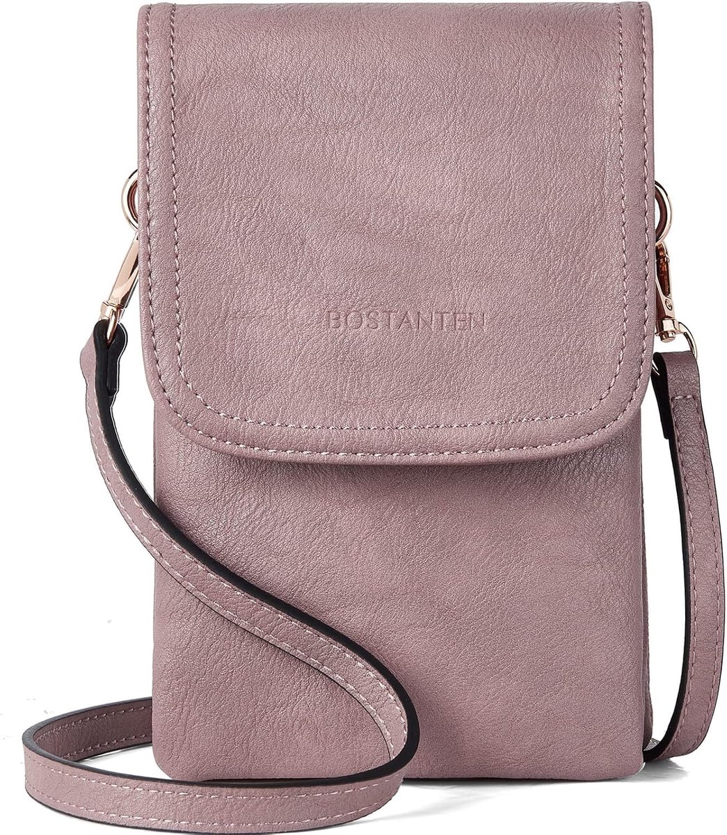 BOSTANTEN Crossbody Bag For Women Genuine Leather Small Crossbody Purse Mobile Phone Wallet Purses Should Bag - ShopVlot