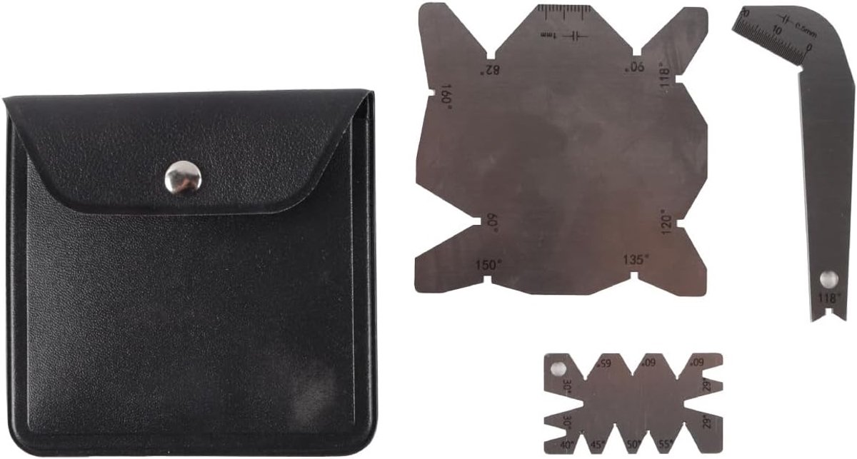 Boormeter 3-delige set - roestvrij staal - veelzijdige toepassingen - ideaal voor precisie meten - ShopVlot