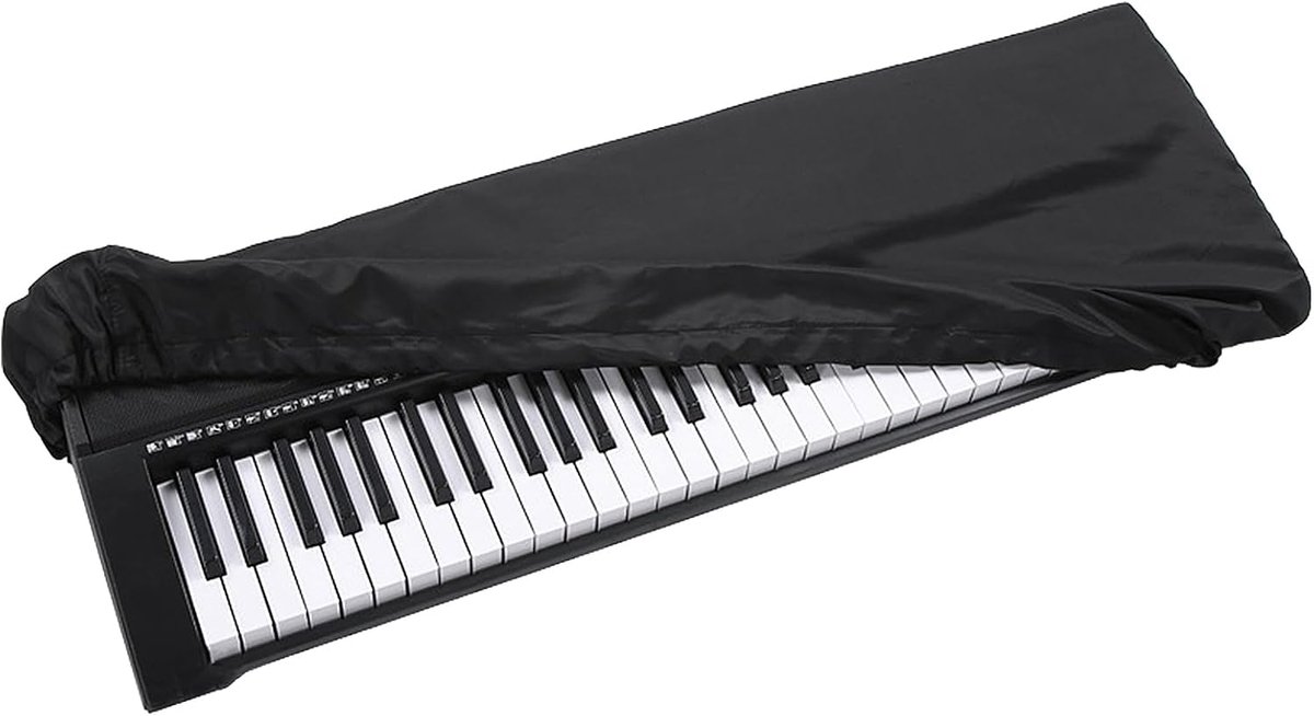 Piano keyboard cover - universeel voor 61 en 88 toetsen - spandex materiaal - beschermt tegen stof - ShopVlot