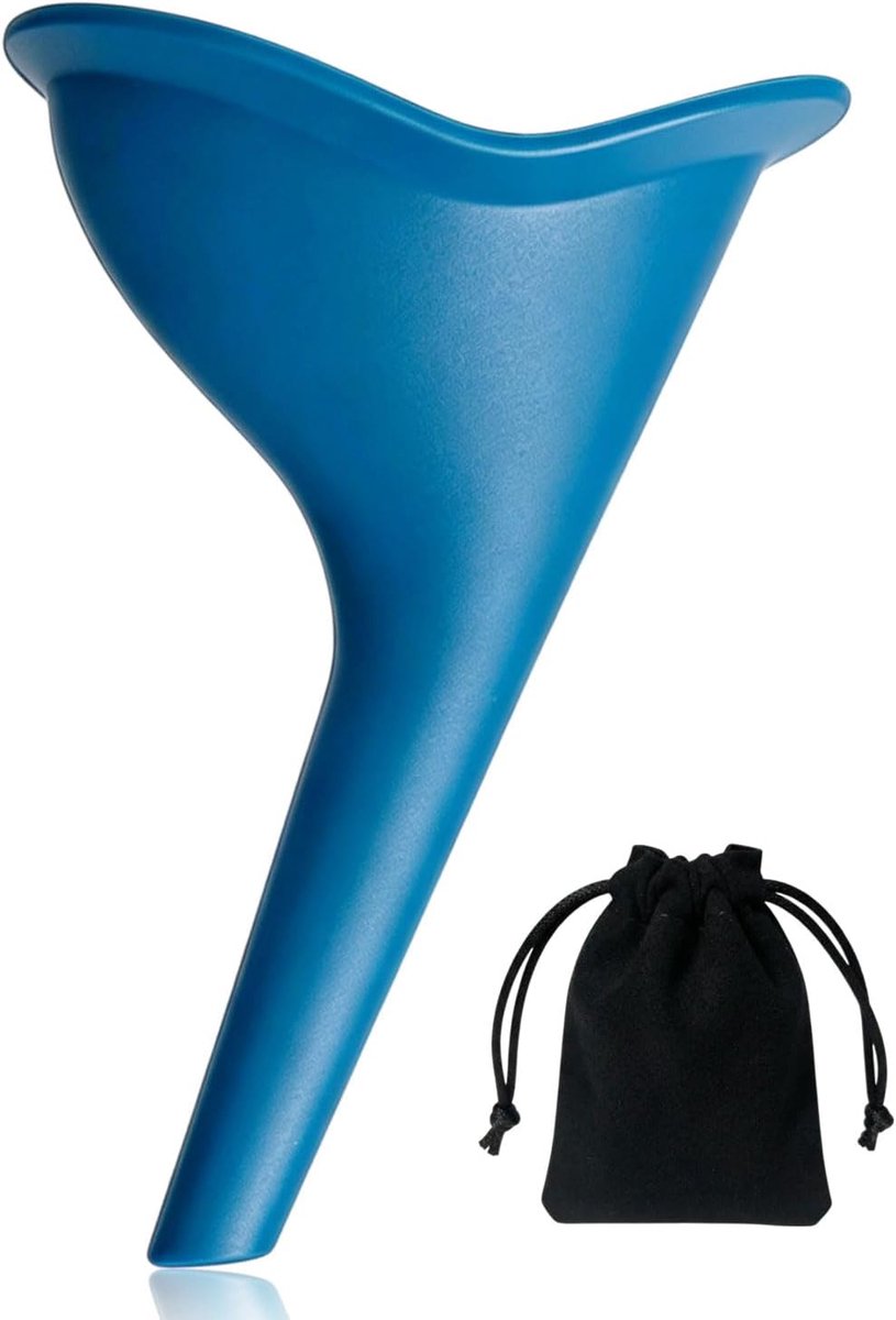 Dames Urinale Dragbar - Weerwerkbaar Silicone - Ondersteunt Staand Plassen - Ideaal voor Camping en Outdoor - ShopVlot