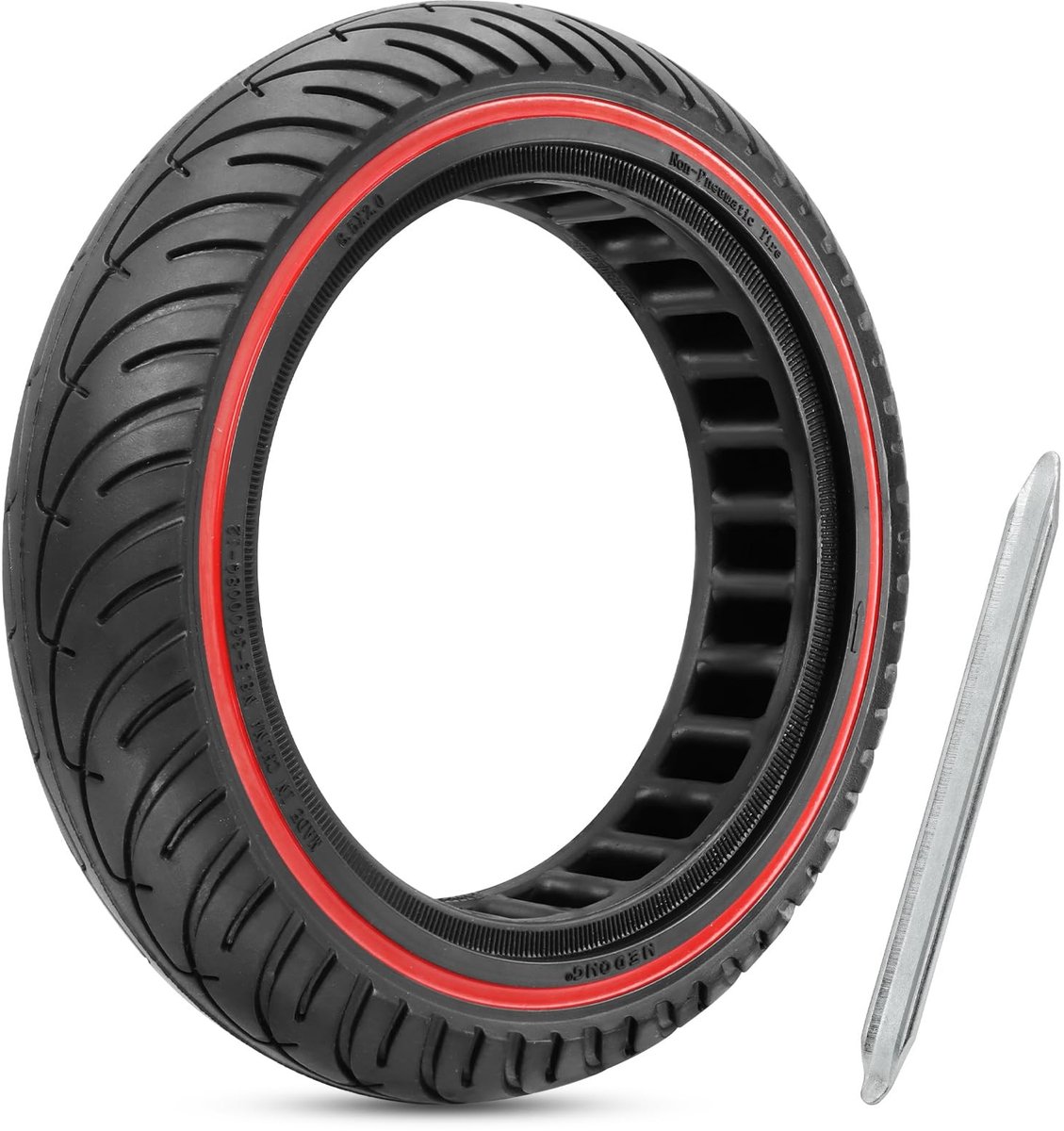 Solidchoice - 8.5 Inch Solid Rubber Vervangbanden voor Elektrische Scooter