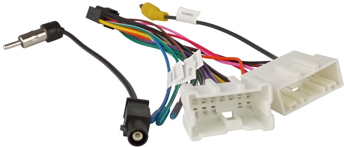 Adapter kabelboom ISO plug - voor achteruitrijcamera en antenne - compatibel met Dacia en Renault - ShopVlot