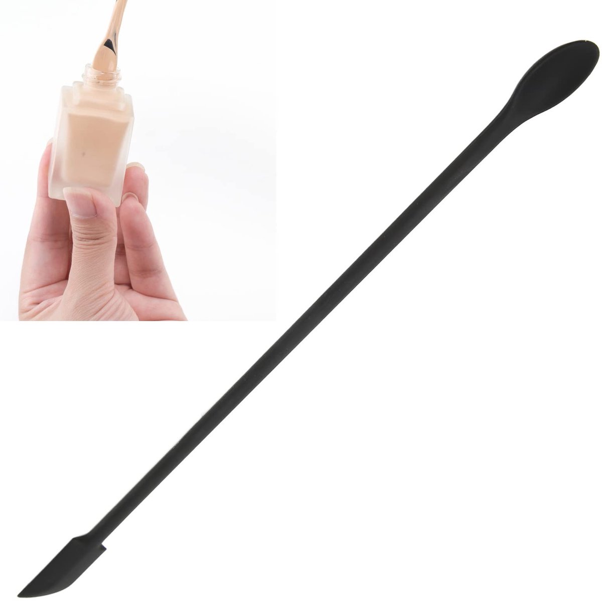 Solidchoice - Dubbelzijdige Silicone Makeup Spatel voor Gezicht en Foundation