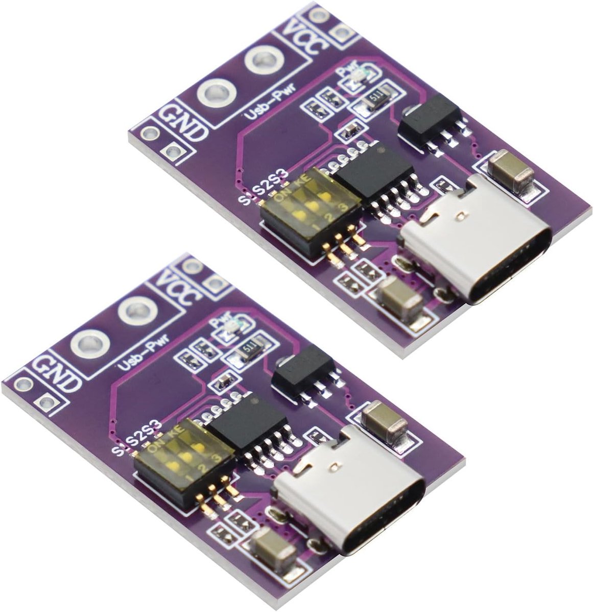 Type C snel laadmodule - QC/AFC/PD2.0/PD3.0 - 5V tot 20V vaste spanning - eenvoudig in te stellen - ShopVlot