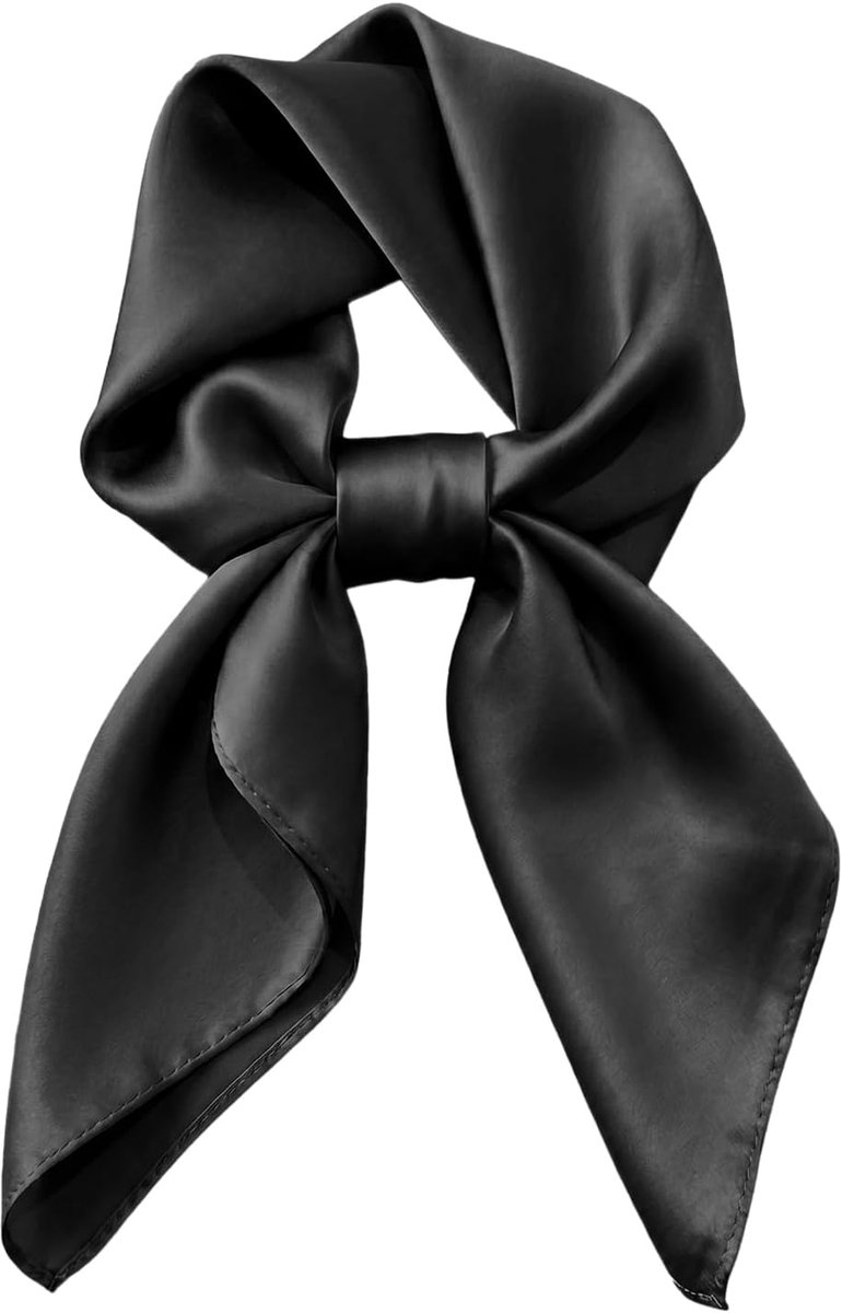 Chiffon Sjaal 70x70 cm - Navy Blauw - Lichtgewicht - Perfect voor elke gelegenheid - ShopVlot