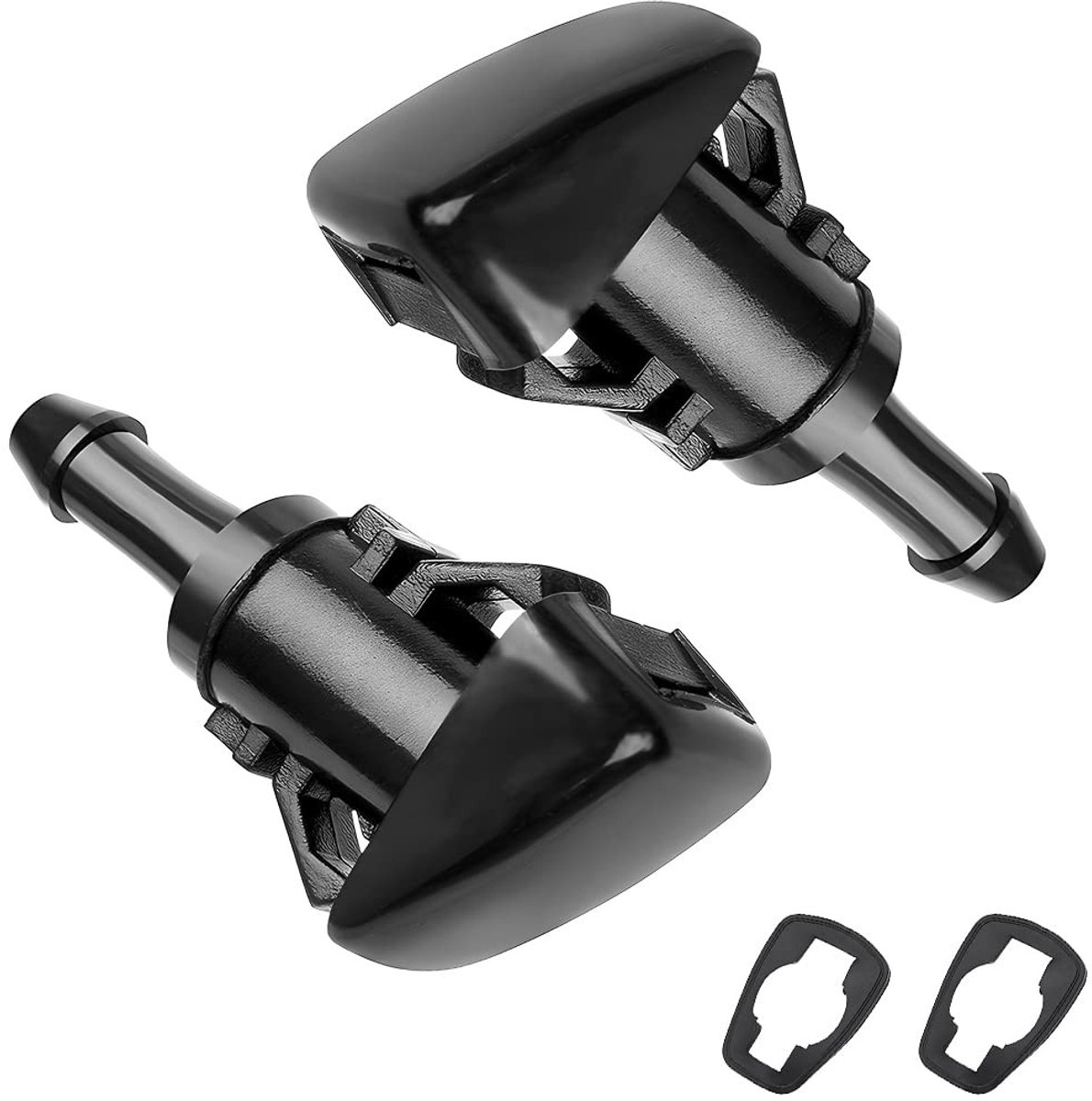 Solidchoice - 2 Stuks Universele Ruiterwisser Nozzles voor Auto