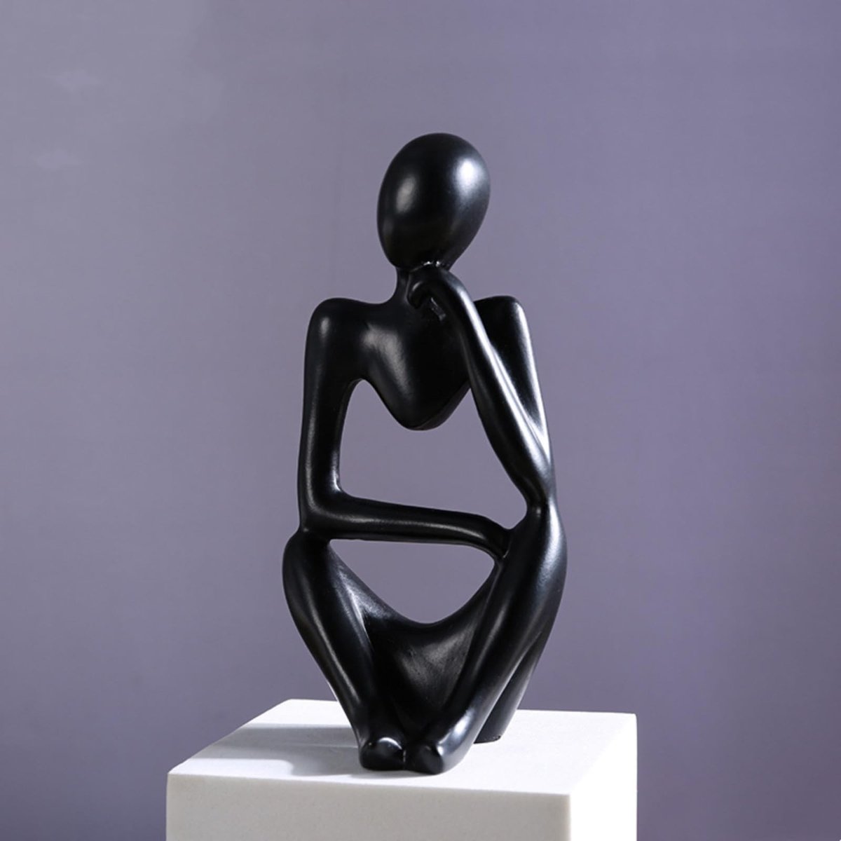 Solidchoice - Abstracte Resin Sculptuur van Denker