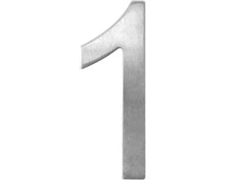 IBOO Stainless Steel House Number for Screwing On, Floating Appearance, Design House Number (Number 1, Size: 10 cm) - ShopVlot