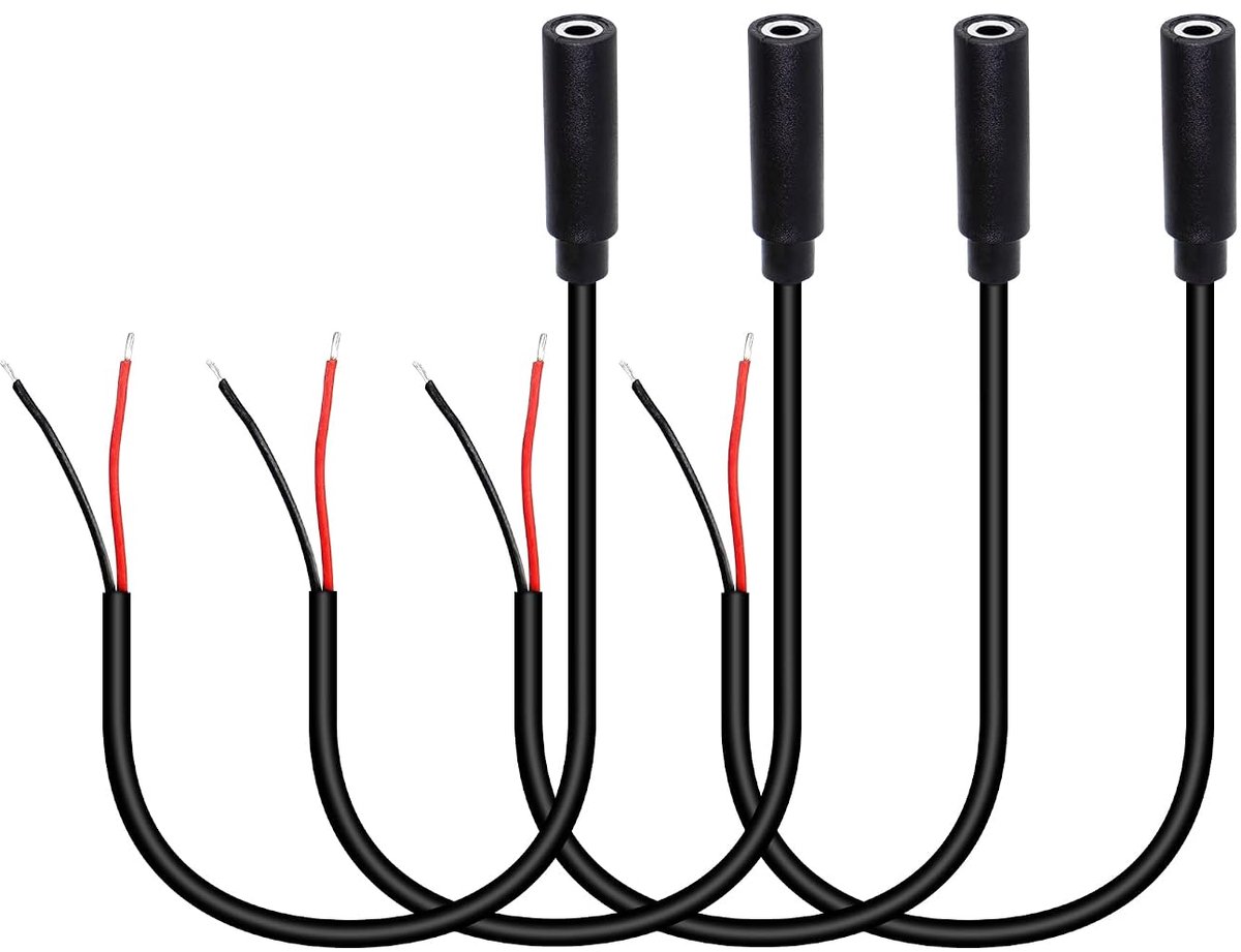 3.5mm Jack to Blank Wire Stereo Audio Cable, 1/8 Inch TS 2-Pin Mono Female Plug to Open-End Audio Cable, for Audio - ShopVlot