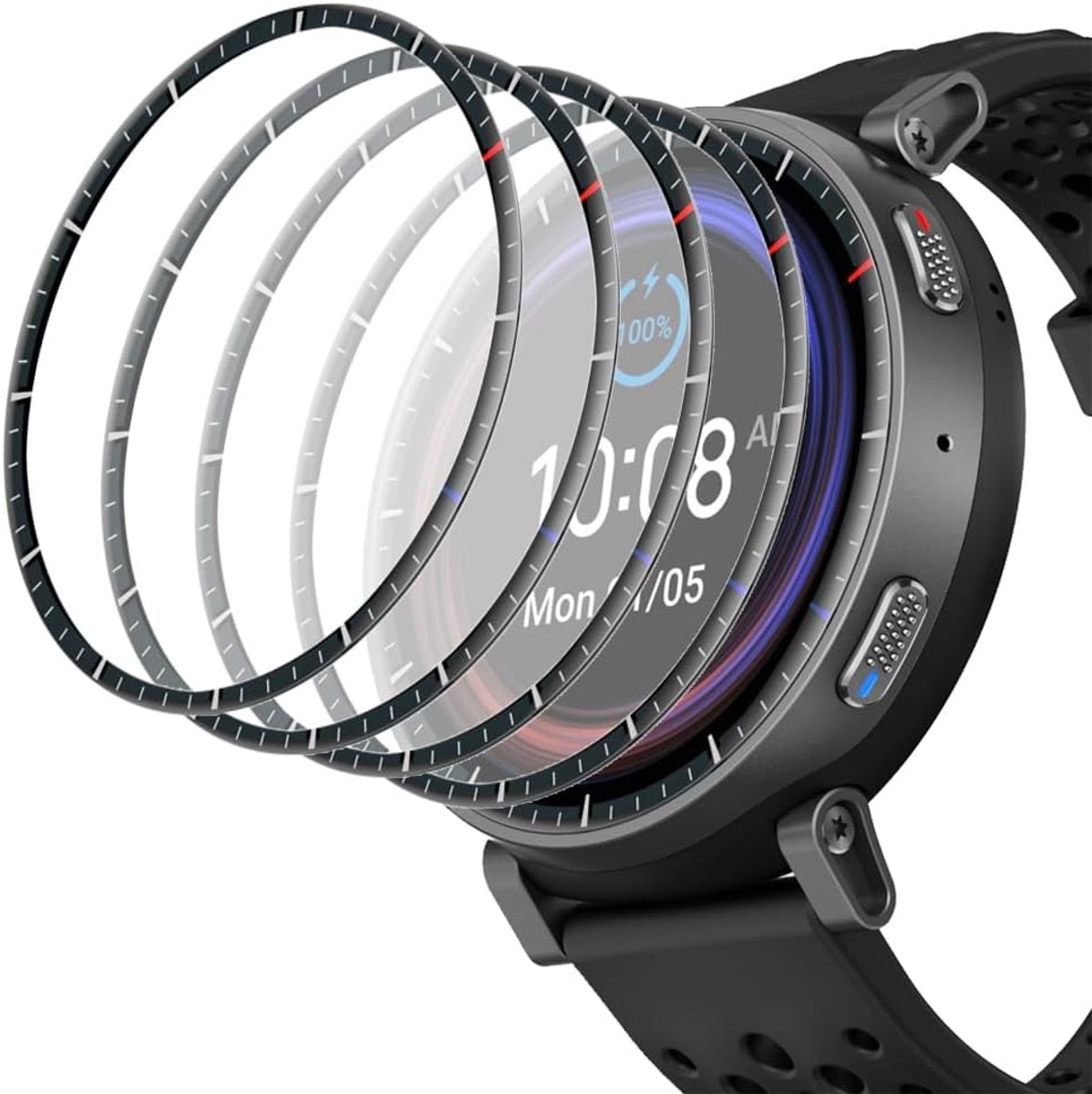 [4 stuks] Screenprotector Compatibel met mi active max-screen, Krasbestendig, Aanraakgevoelig, Luchtbelvrij - ShopVlot