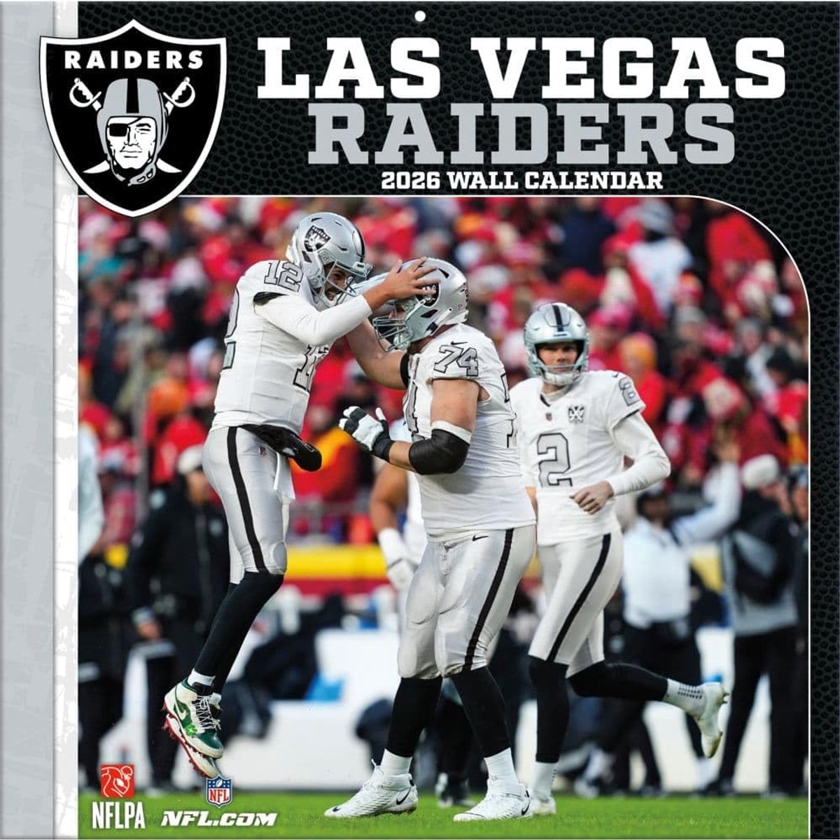 Las Vegas Raiders 2026 12x12 Team Wall Calendar - ShopVlot