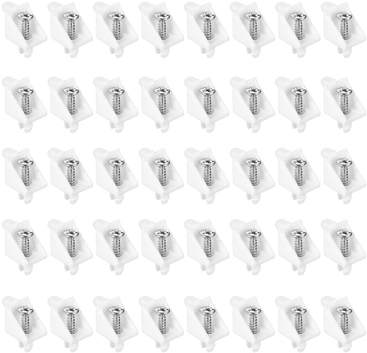 Solidchoice - Set van 40 Plankensteunen voor Keukenkast