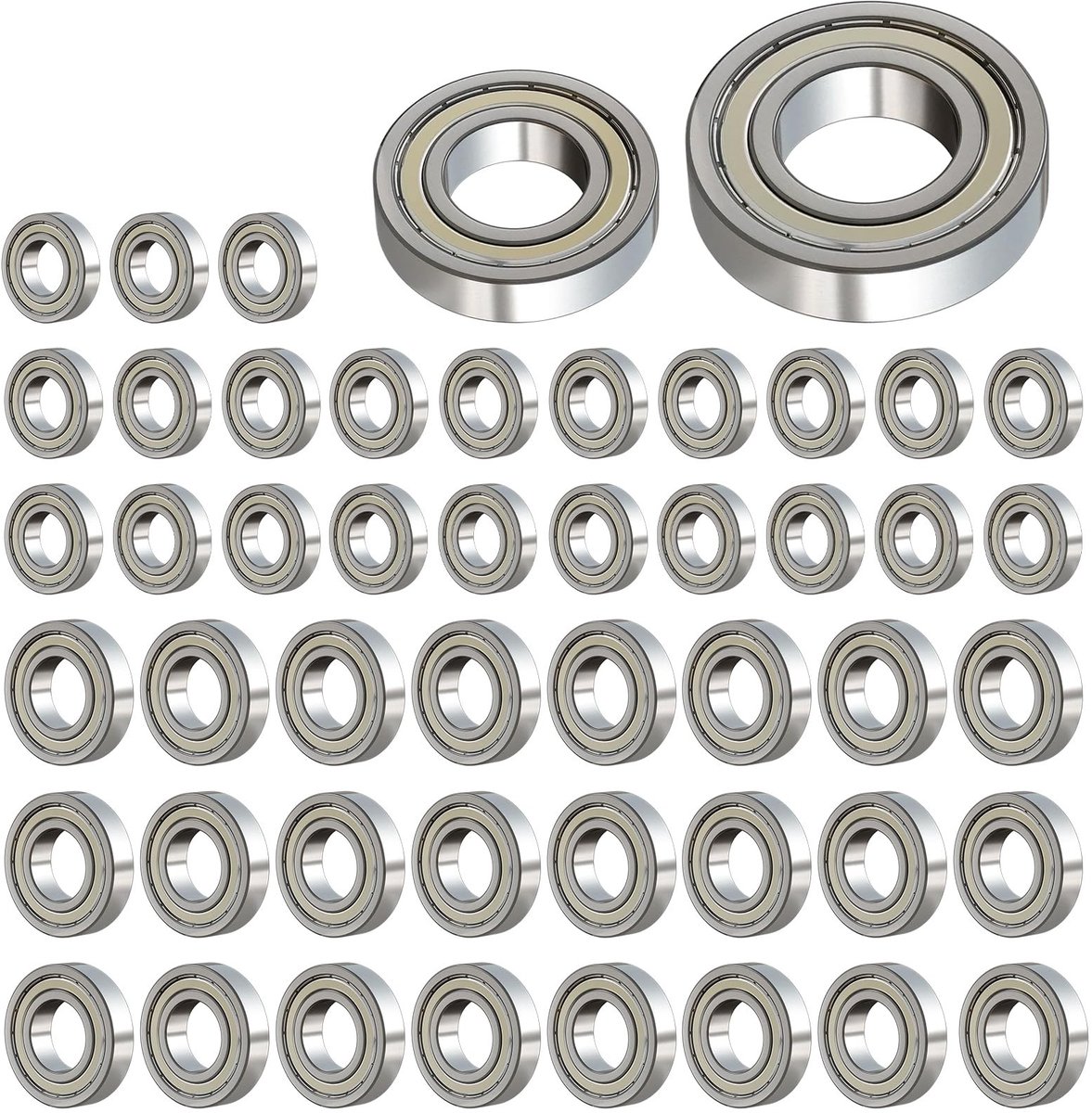 Solidchoice - Set van 44 Mini Kogellagers voor Diverse Toepassingen