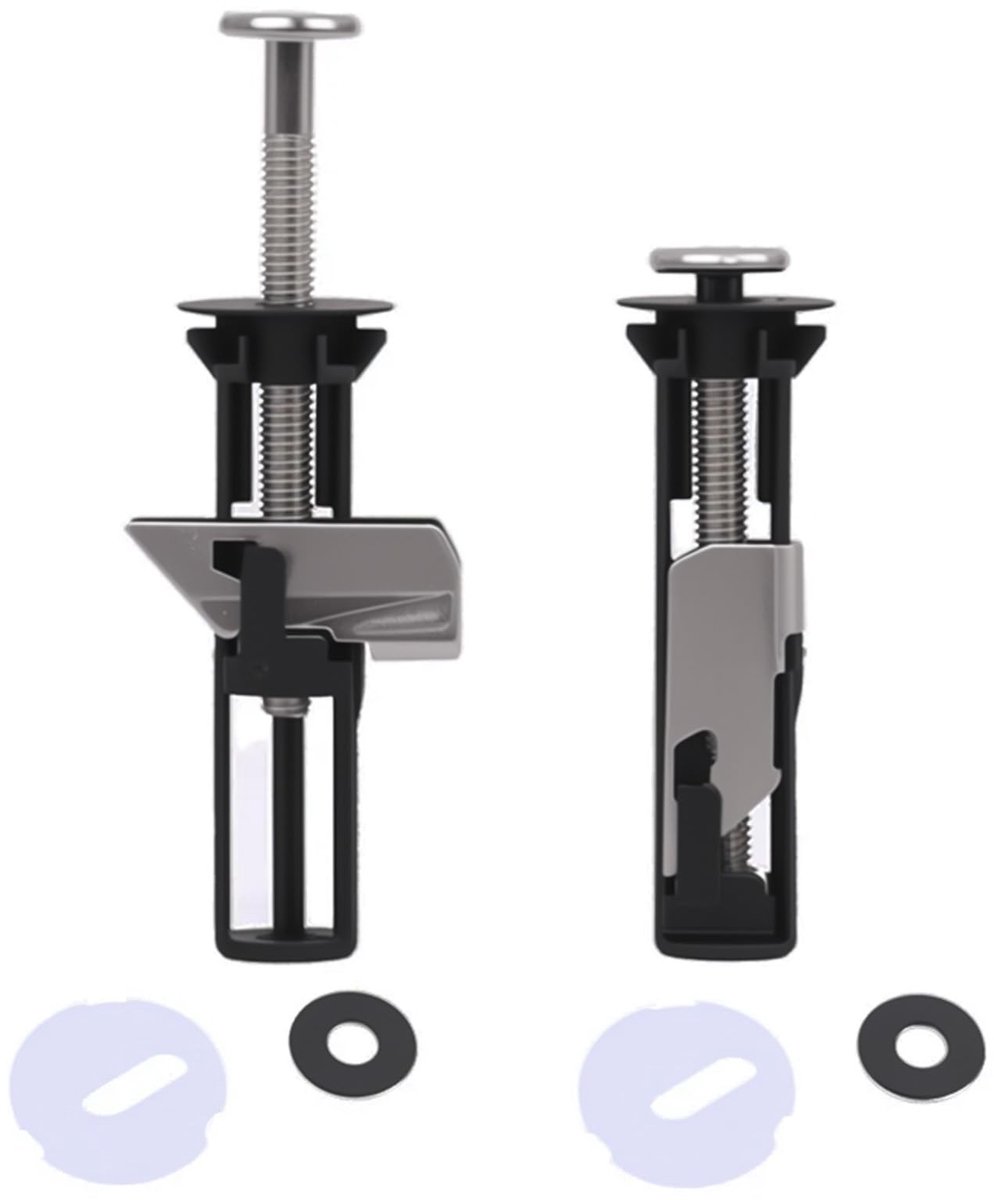 Solidchoice - Set van 2 Toiletzitting Schroeven van RVS