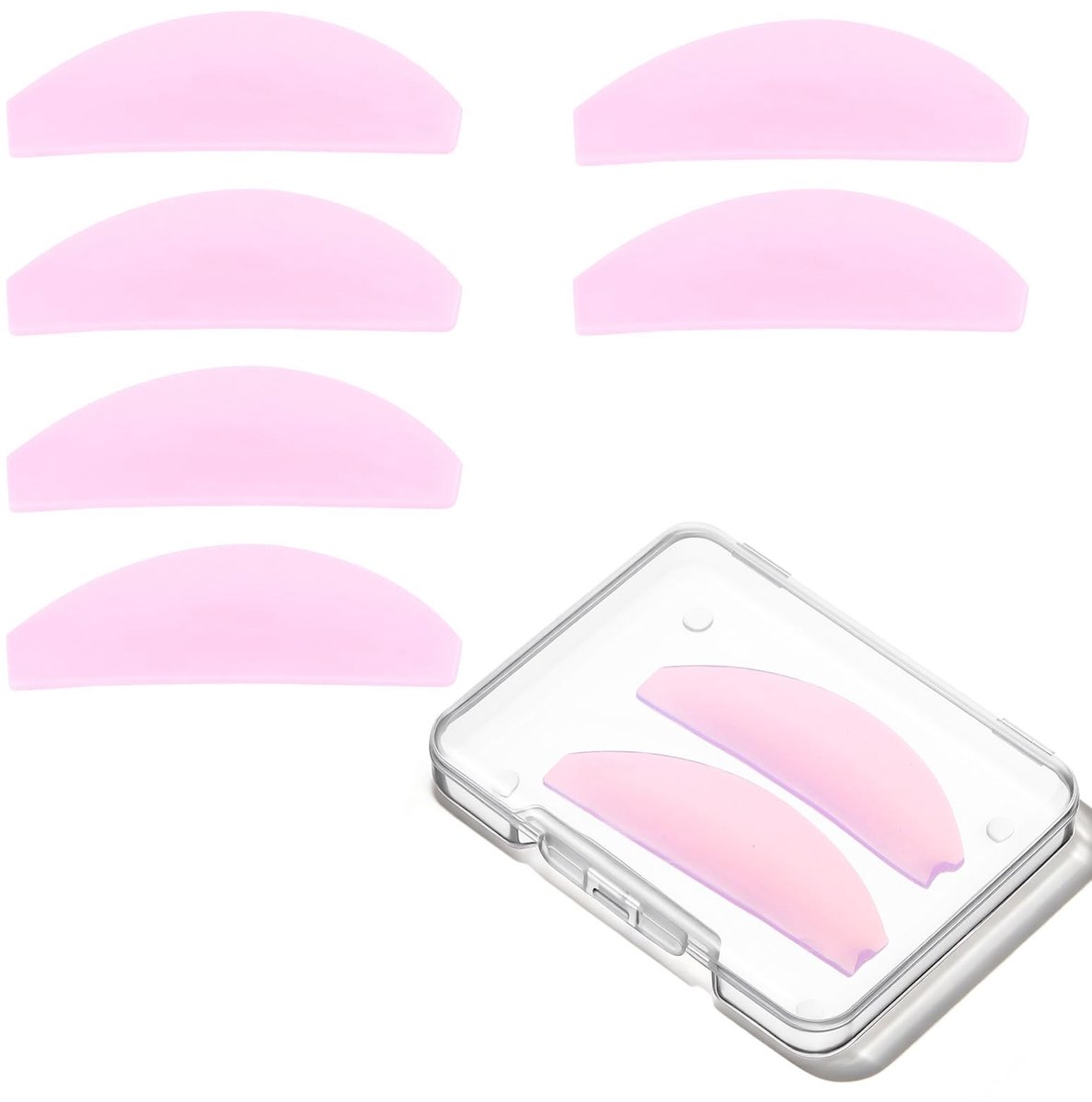 Solidchoice - Set van 8 Zelfklevende Wimperlifting Pads voor Thuisgebruik