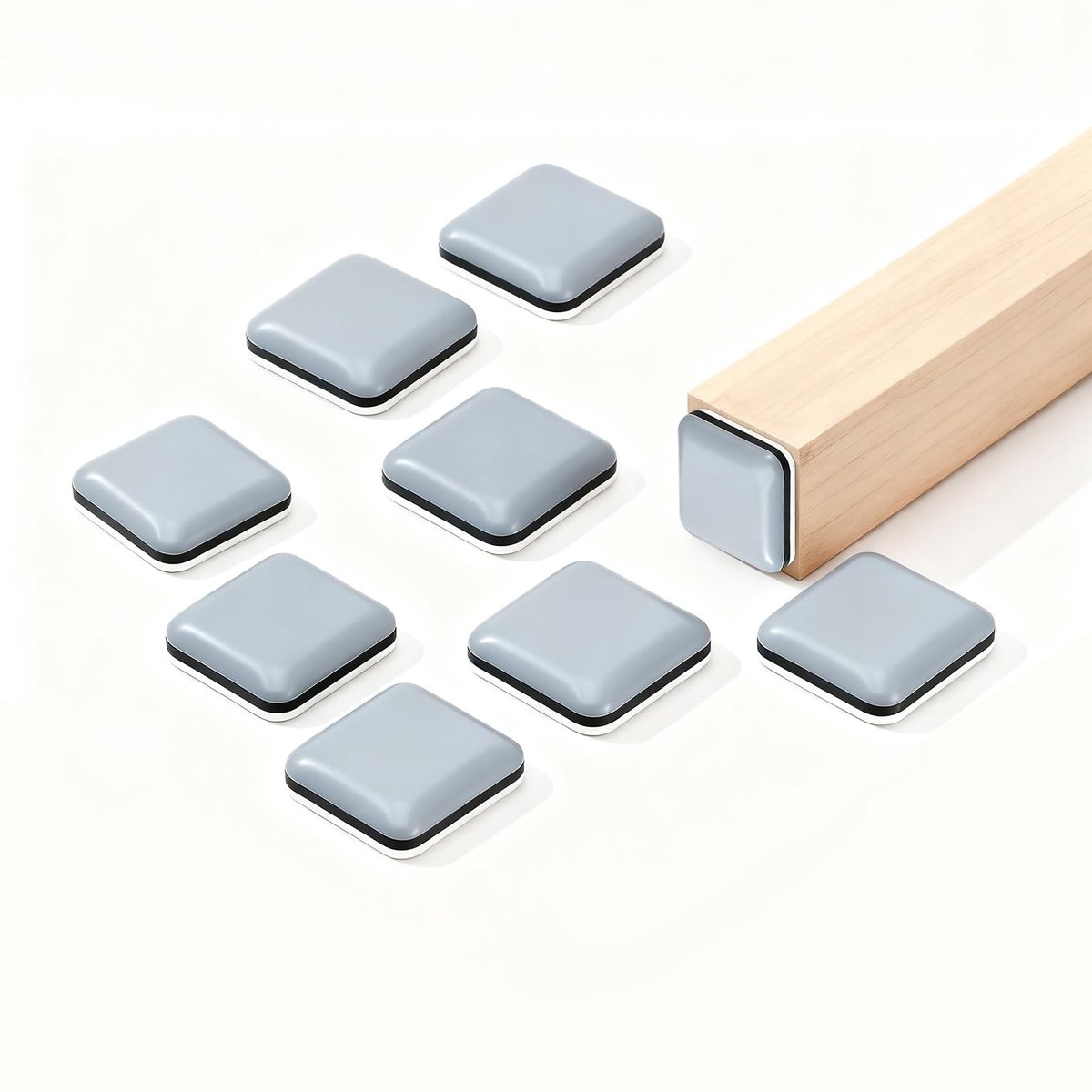 Solidchoice - Set van 25 Zelfklevende Teflon Glijders voor Meubels