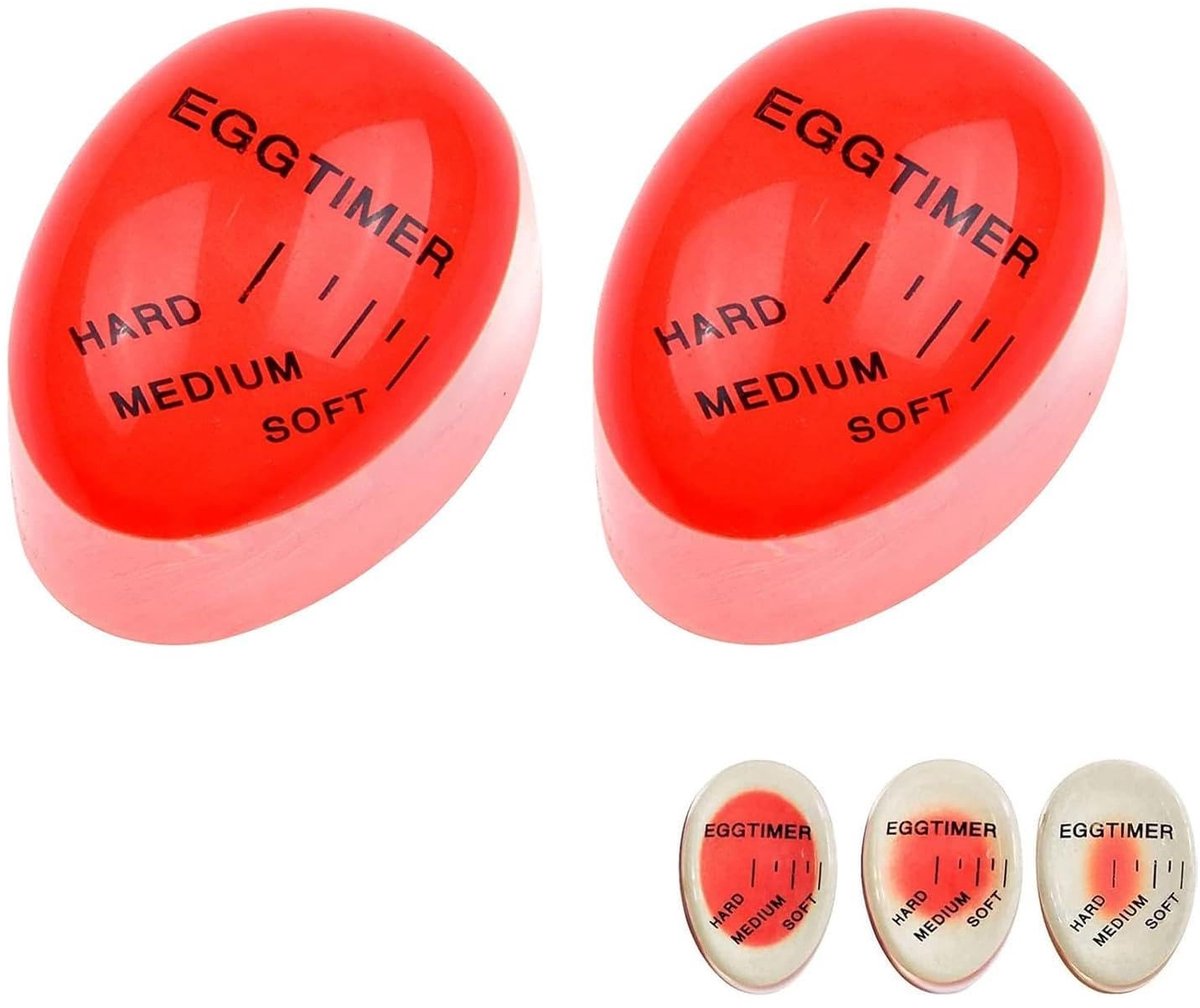 Solidchoice - Set van 2 Herbruikbare Eitimers voor Perfect Gekookte Eieren