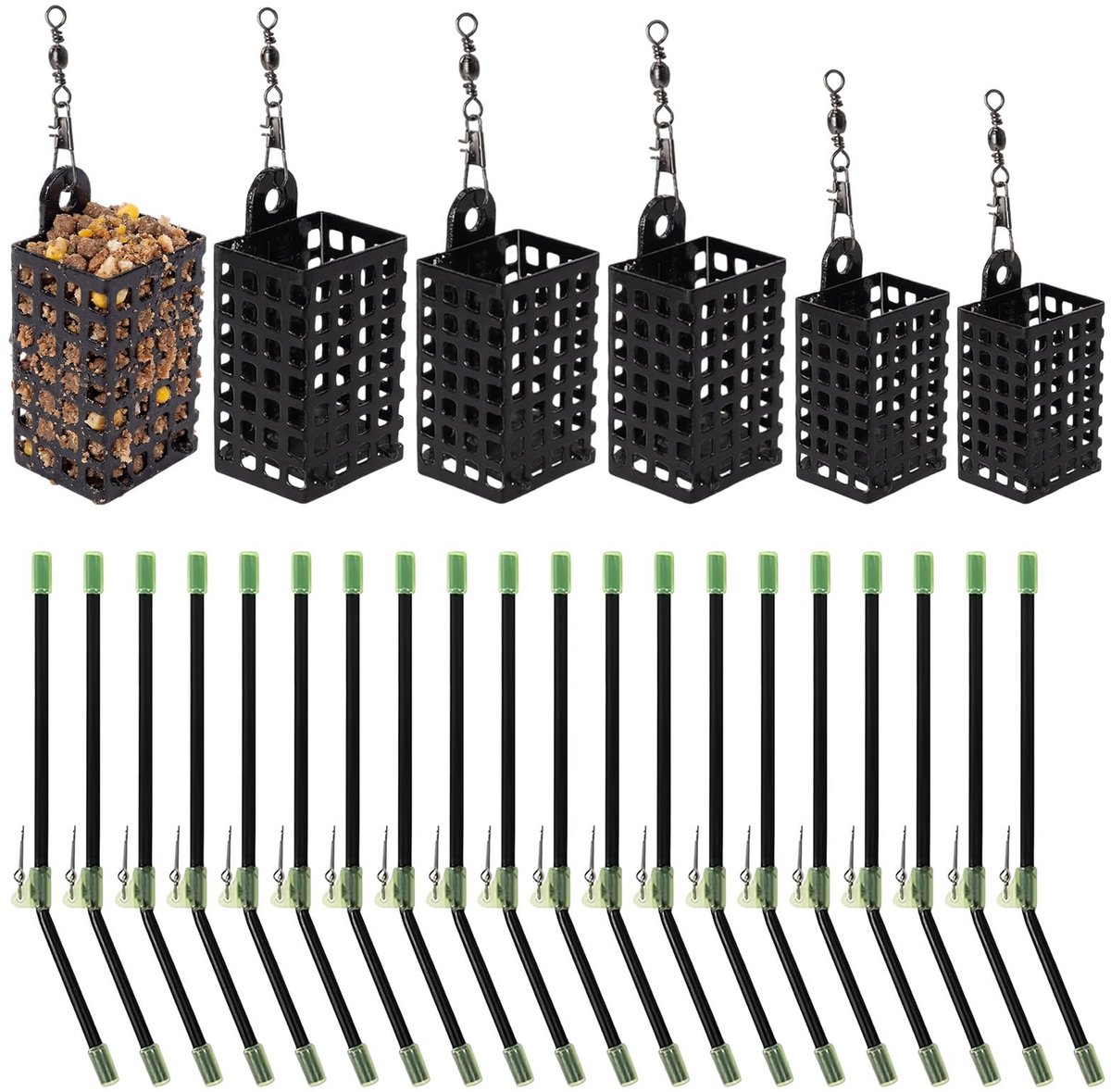 Solidchoice - Feeder Cage Set met Rotating Ring voor Vissen