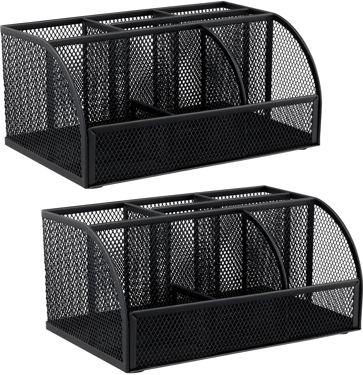 Solidchoice - Set van 2 Metalen Bureau-organizers met Lade